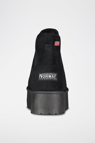 Bottines fourrées plateformes Odysse - Noir