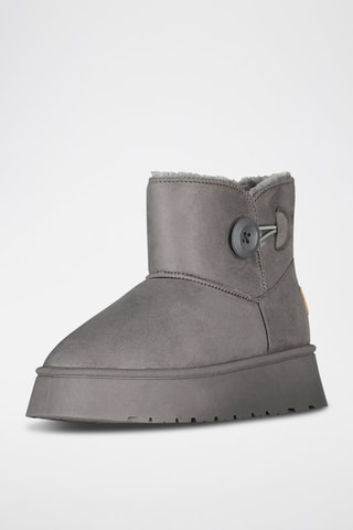 Bottines fourrées plateformes Osiris - Gris