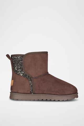 Bottines fourrées Olga - Marron