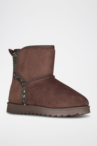 Bottines fourrées Olga - Marron