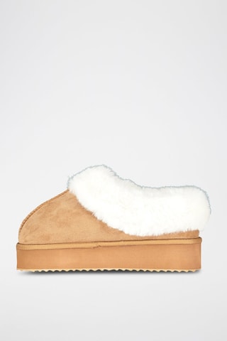 Low boots fourrés plateformes Oninkasi - Camel