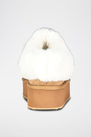 Low boots fourrés plateformes Oninkasi - Camel