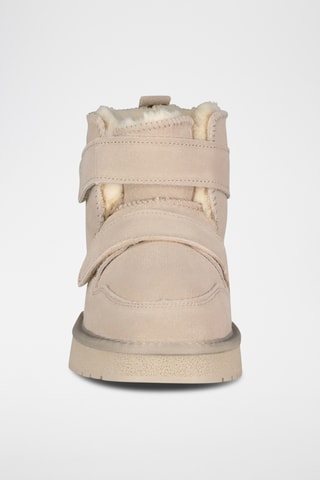 Bottines fourrées en nubuck Oscratch - Beige