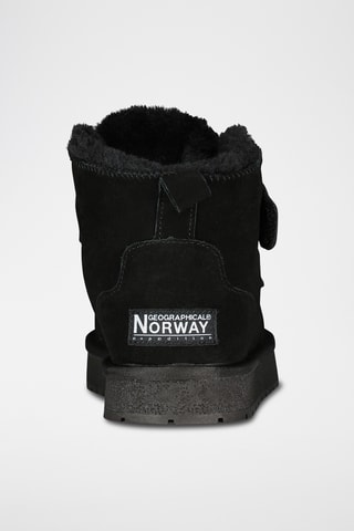 Bottines en nubuck Oscratch - Noir