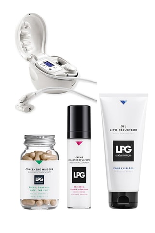 Appareil anticellulite Wellbox S, Crème lissante repulpante, Gel Lipo Réducteur et Concentré Minceur