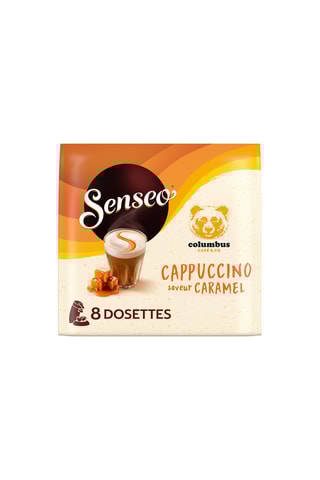 Assortiment 160 dosettes Chocolat chaud Milka et Cappuccino Caramel Columbus - Compatibles Senseo