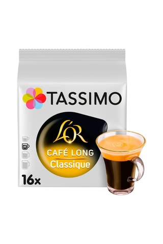 80 dosettes Café L'Or Café long Classique - Compatibles Tassimo