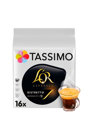 80 dosettes Café L'Or Espresso Ristretto - Intensité 9 - Compatibles Tassimo