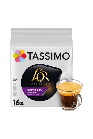 80 dosettes Café L'Or Espresso Intense - Intensité 8 - Compatibles Tassimo