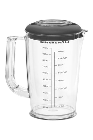 Mixeur plongeant, fouet, hachoir et bol mélangeur gradué - Rouge