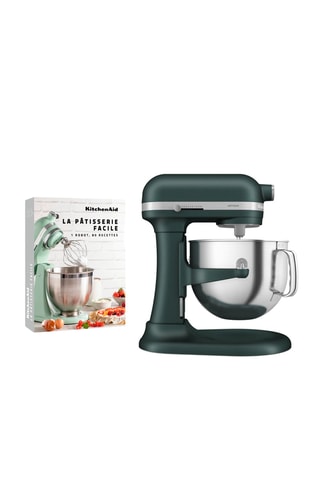 Robot pâtissier multifonctions à bol relevable Artisan et livre "La pâtisserie facile" - 6,6 l