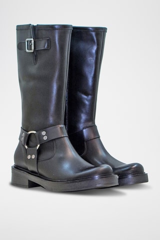 Bottes en cuir - Noir