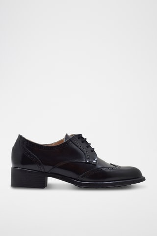 Derbys en cuir - Noir 