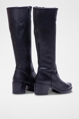 Bottes en cuir - Noir