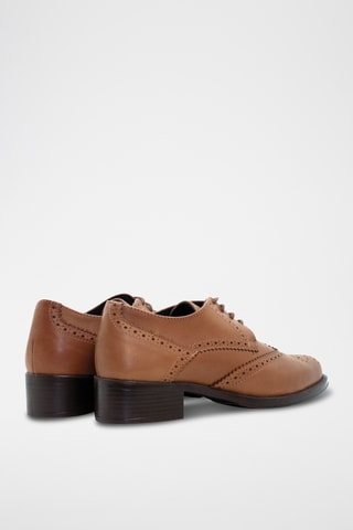 Derbys en cuir - Marron