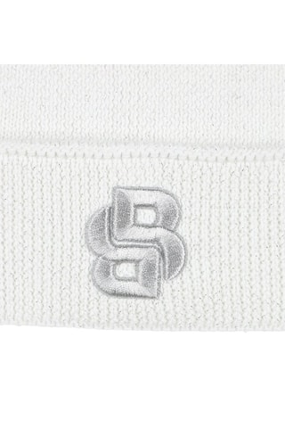 Bonnet à pompon - Blanc - Boss