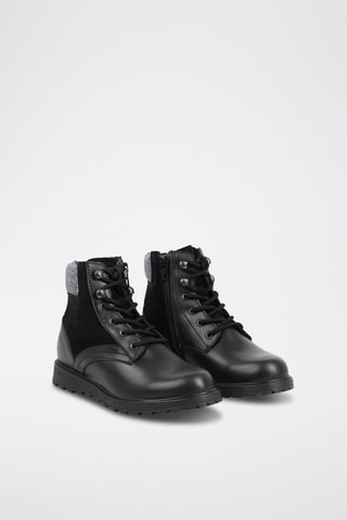 Bottines en cuir - Noir - Boss