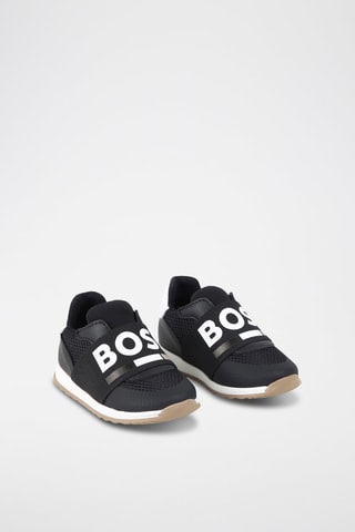Slip-on en cuir - Noir - Boss