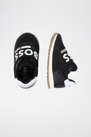 Slip-on en cuir - Noir - Boss