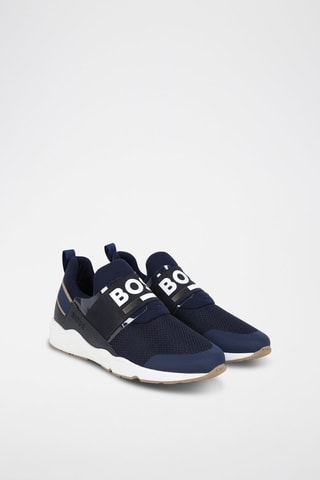 Slip-on - Bleu marine et blanc - Boss