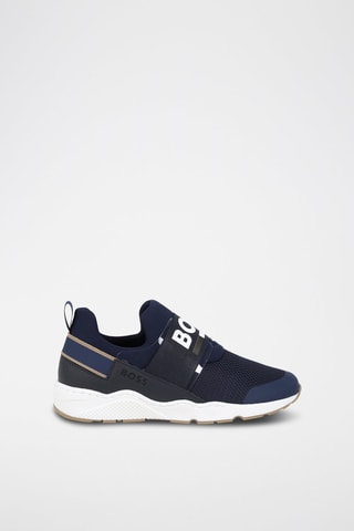 Slip-on - Bleu marine et blanc - Boss