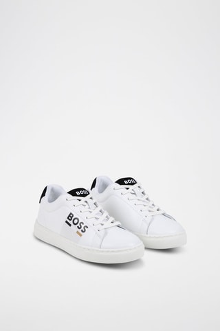 Baskets en cuir - Noir et blanc - Boss