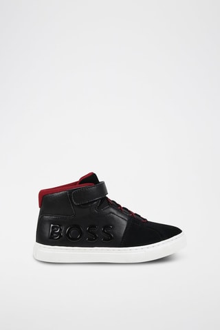 Baskets montantes en cuir - Noir - Boss