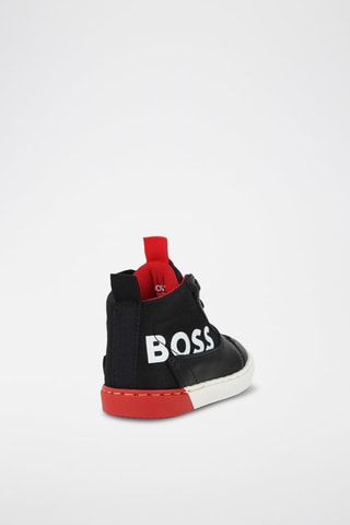 Baskets montantes en cuir - Noir - Boss
