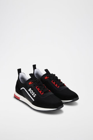 Baskets en cuir - Noir - Boss