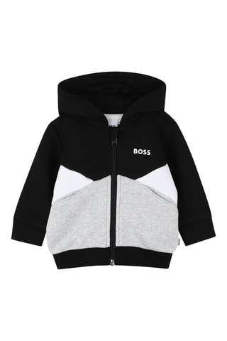 Gilet à capuche - Gris et noir - Boss