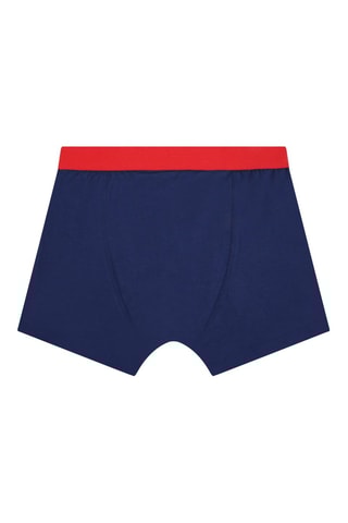 2 boxers - Gris chiné et bleu marine - Hugo