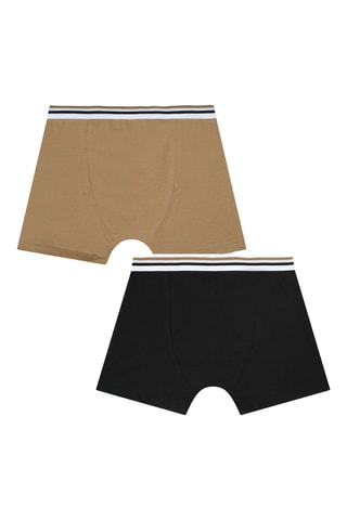 2 boxers - Beige et noir - Boss