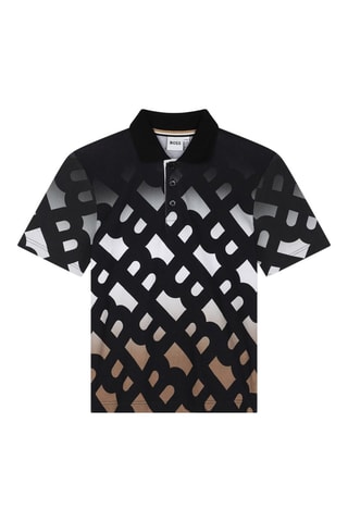 Polo dip and dye - Noir - Boss