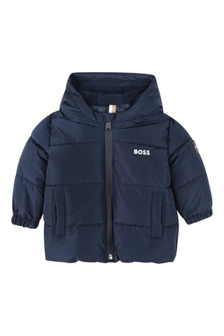 Doudoune à capuche - Bleu marine - Boss