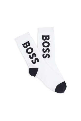 3 paires de chaussettes - Blanc et bordeaux - Boss
