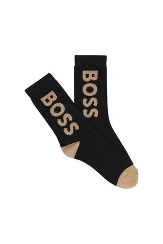 3 paires de chaussettes - Marron clair, blanc et noir - Boss