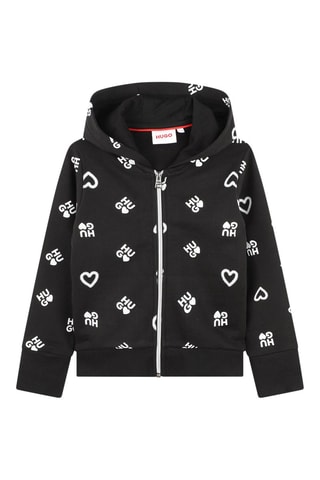 Sweat en coton biologique - Noir - Hugo