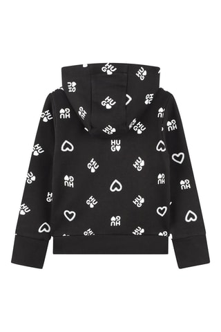 Sweat en coton biologique - Noir - Hugo