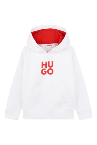 Sweat à capuche - Blanc - Hugo