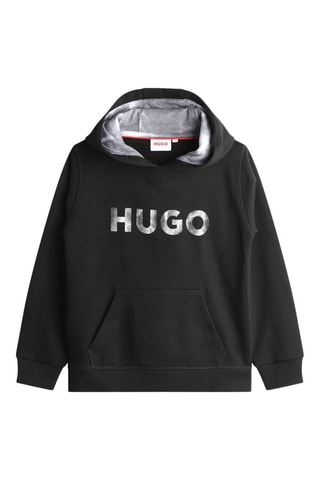 Sweat à capuche - Noir - Hugo