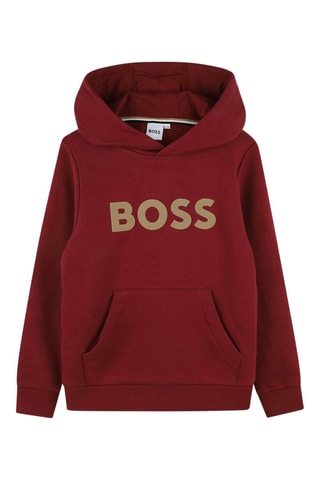 Sweat à capuche - Bordeaux - Boss