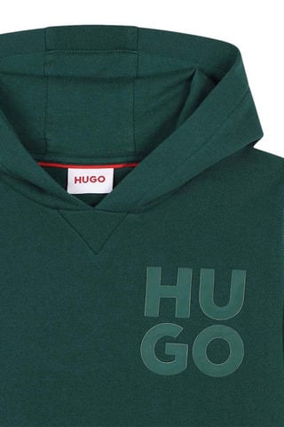 Sweat à capuche - Vert foncé - Hugo