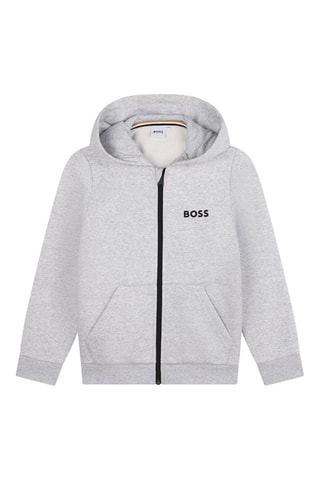 Sweat à capuche et jogging - Gris clair chiné - Boss