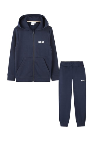 Sweat à capuche et jogging - Bleu marine - Boss