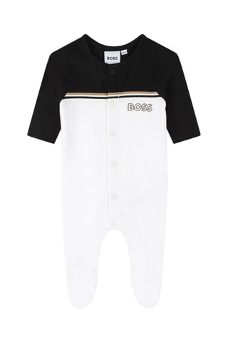 Grenouillère et bonnet - Noir et blanc - Boss