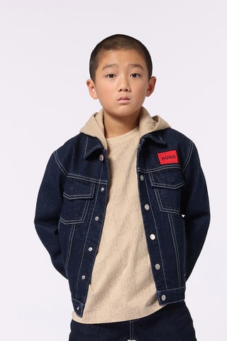 Veste à capuche - Bleu foncé - Hugo