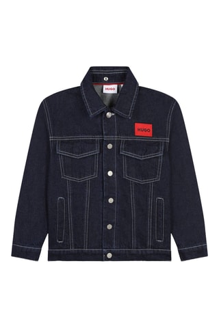 Veste à capuche - Bleu foncé - Hugo