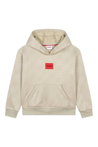 Sweat à capuche - Beige - Hugo