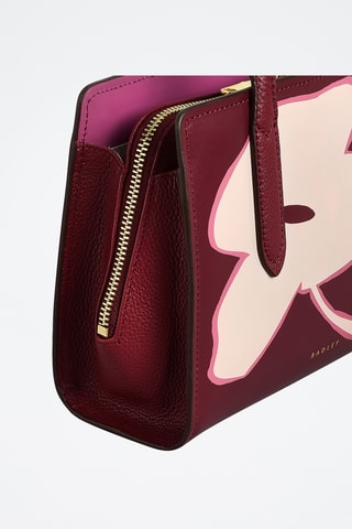 Sac à main en cuir Liverpool Lane - Bordeaux