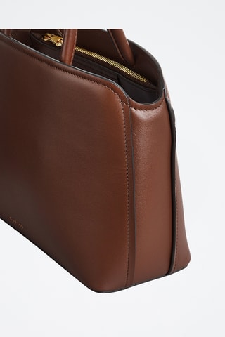 Sac à main en cuir Bow Street - Marron